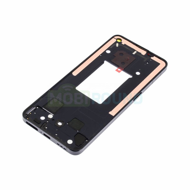 Рамка дисплея для OPPO Reno 6 5G (в сборе) черный