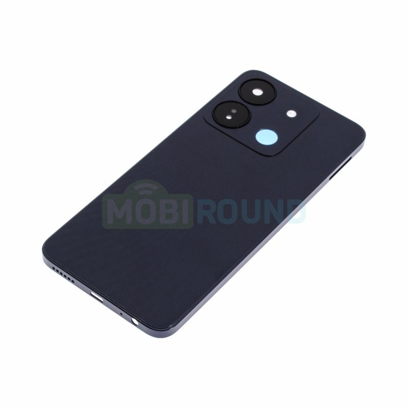 Задняя крышка для Infinix Smart 7 HD 4G, черный, AAA