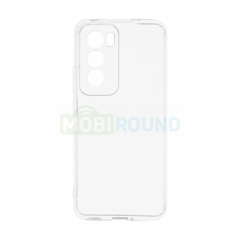 Силиконовый чехол Ultra Slim для OPPO Reno12 5G, прозрачный