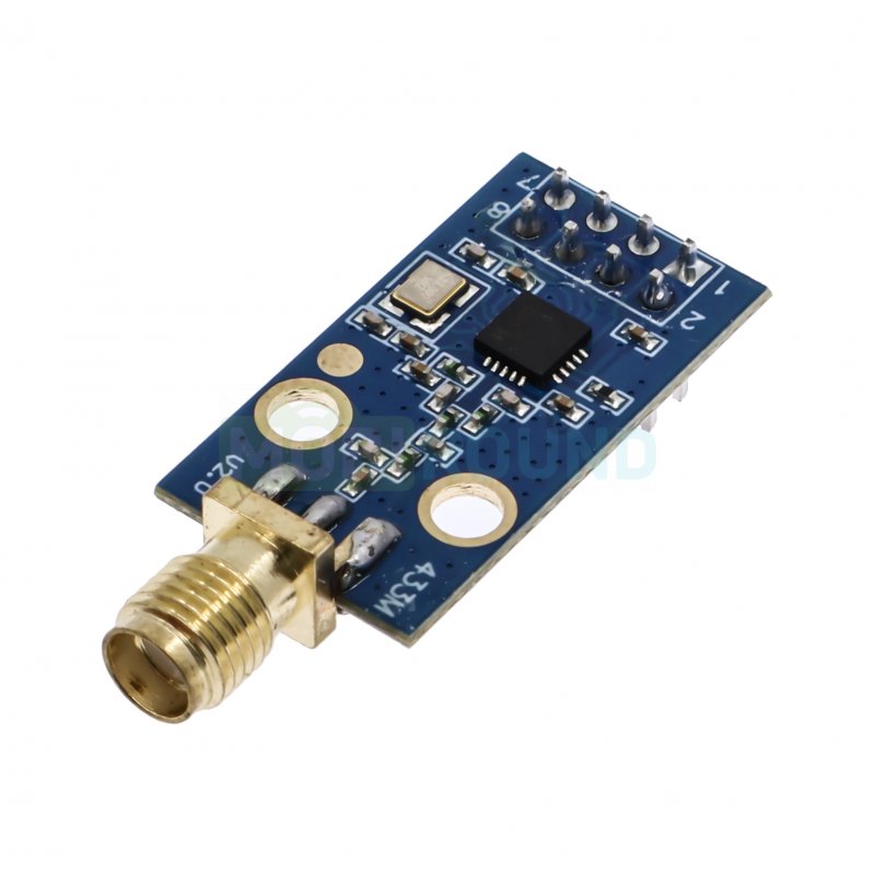 Модуль цифрового трансивера с SPI интерфейсом F-387-464 МГц Uвх-3.3 В (CC1101/E07-M1101D)