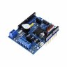Модуль Motor Shield 2-х канального драйвера двигателя постоянного тока для отладочной платы UNO (L298P)