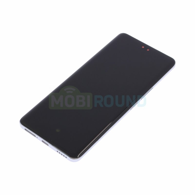 Дисплей для Honor 200 Pro 5G (в сборе с тачскрином) в рамке, серебро, 100%