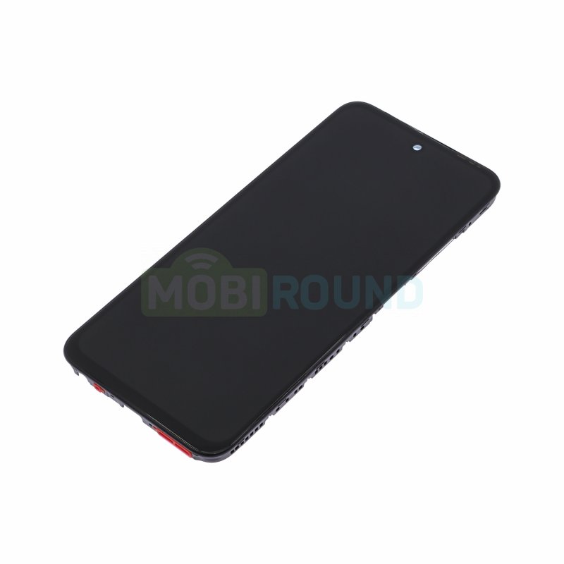 Дисплей для Tecno Spark Go 1 4G (в сборе с тачскрином) в рамке, черный