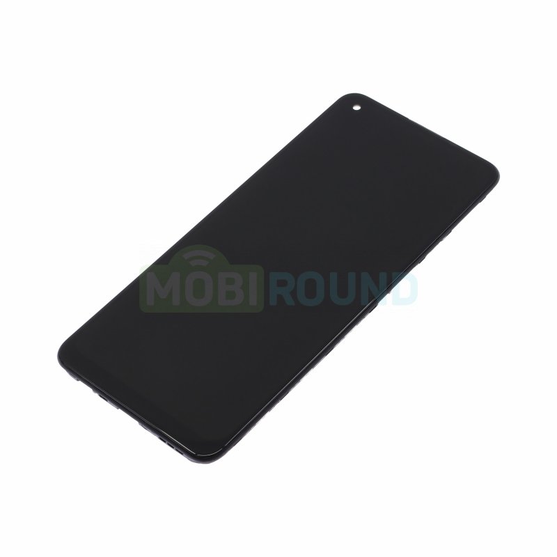Дисплей для OPPO A94 (в сборе с тачскрином) в рамке, черный, AA