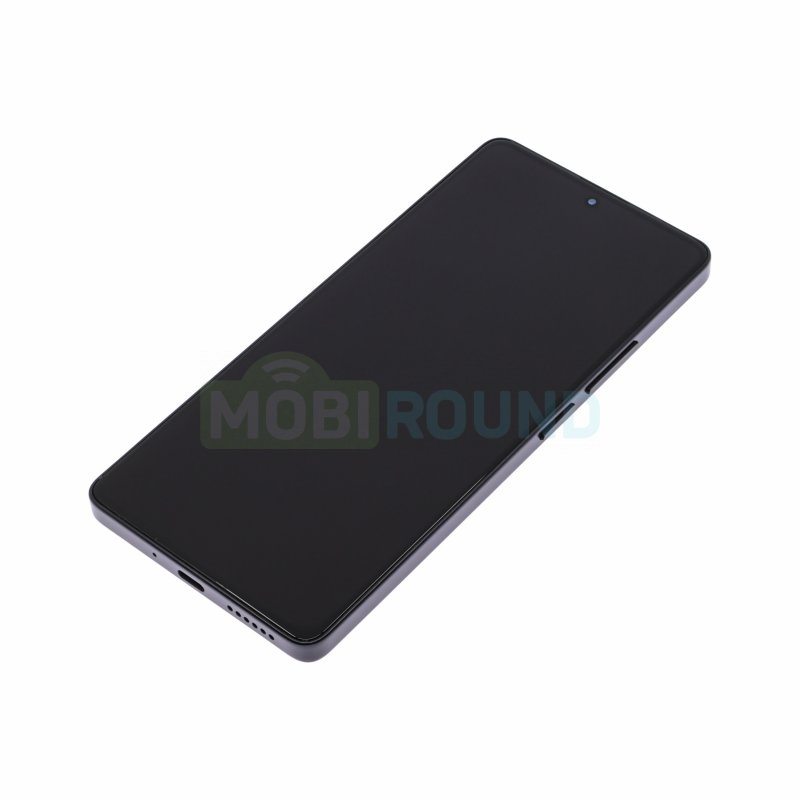 Дисплей для Xiaomi Redmi Note 13 Pro 4G (в сборе с тачскрином) в рамке, черный, AAA