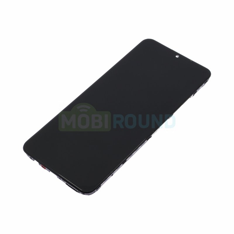 Дисплей для Realme C53 4G (в сборе с тачскрином) в рамке, черный, AA