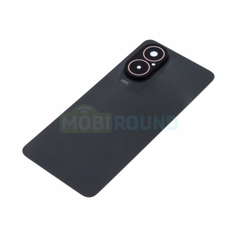 Задняя крышка для Realme C67 4G, черный, AAA