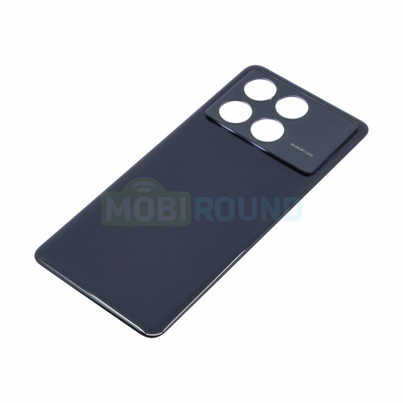 Задняя крышка для POCO X6 Pro 5G, черный, AAA
