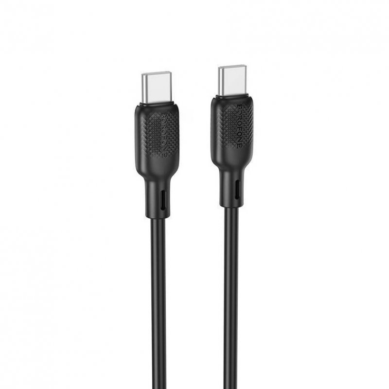 Дата-кабель Borofone BX113 Type-C-Type-C (3 А) 2 м, черный