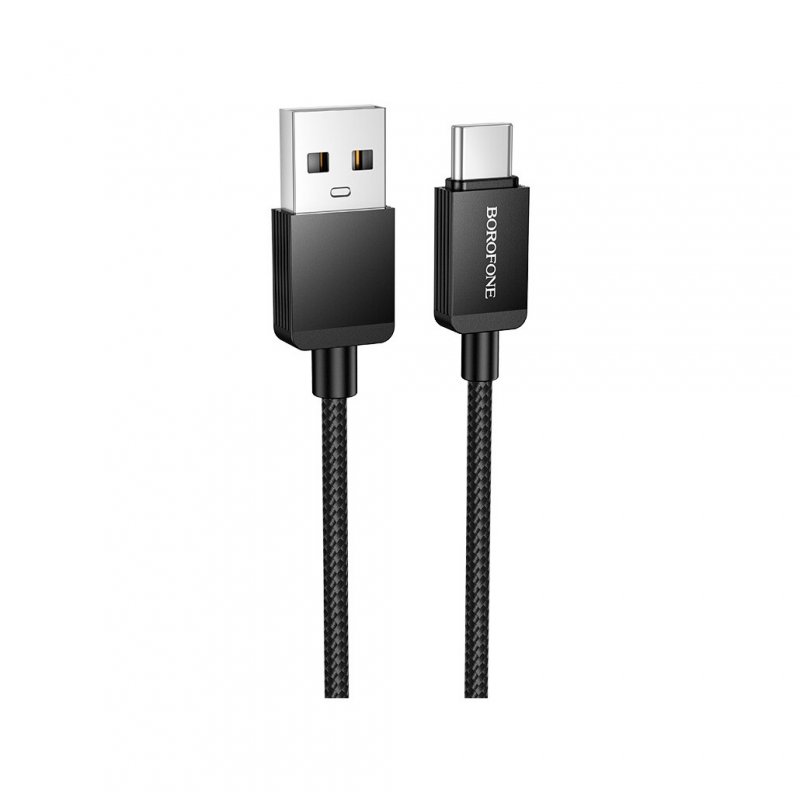 Дата-кабель Borofone BX120 USB-Type-C (3 А) 1 м, черный