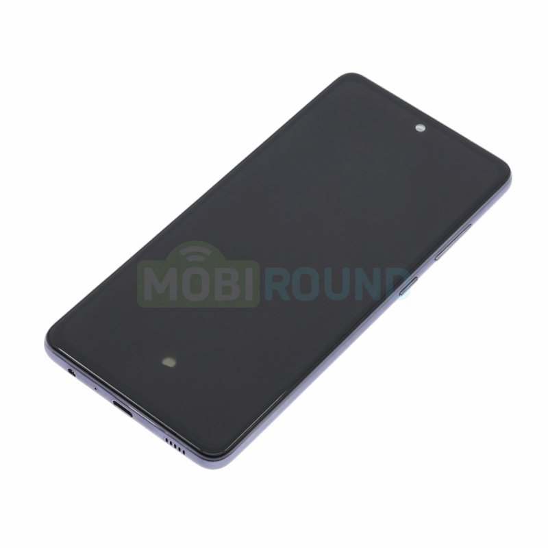 Дисплей для Samsung A736 Galaxy A73 5G (в сборе с тачскрином) в рамке, черный, AAA