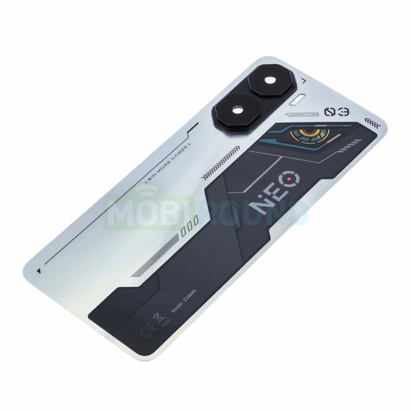 Задняя крышка для ZTE Nubia Neo 3 5G, серебро, AAA