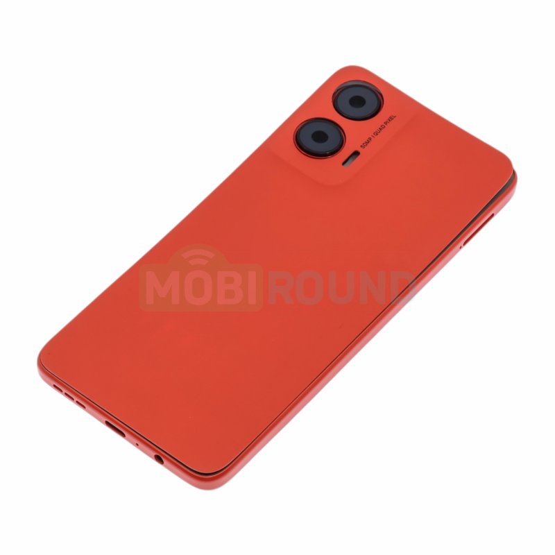 Корпус для Motorola Moto G35 5G, оранжевый