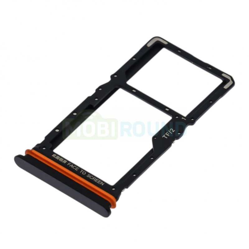 Держатель сим карты (SIM) для Xiaomi Redmi 15 4G / POCO M7 4G, черный