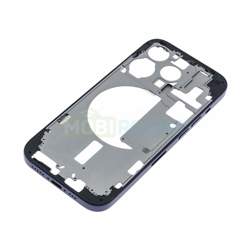 Средняя часть корпуса для Apple iPhone 15 Pro, синий