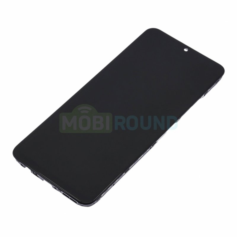 Дисплей для Realme C63 5G (в сборе с тачскрином) в рамке, черный