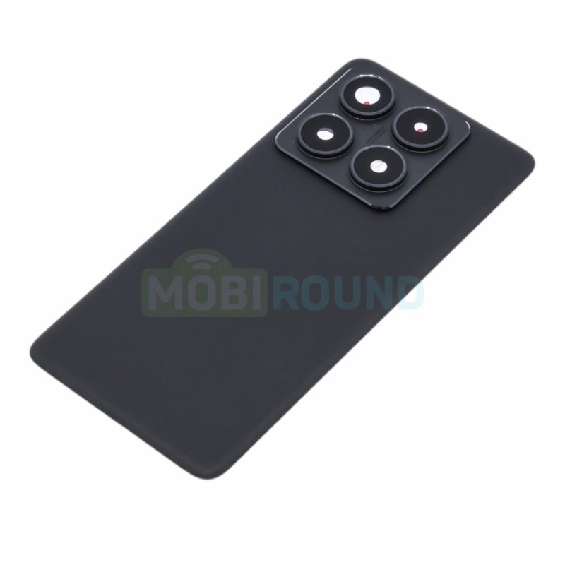Задняя крышка для Xiaomi 14T Pro 5G, черный, AAA